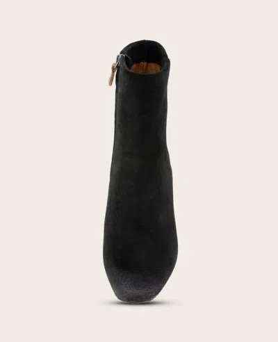 Gentle Souls - Nash Suede Side Zip Wedge Bootie In Black
