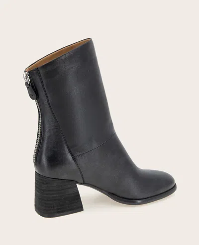 Gentle Souls - Sarnac Metallic Side Zip Boot In Black