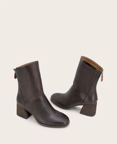 Gentle Souls - Sarnac Metallic Side Zip Boot In Brown