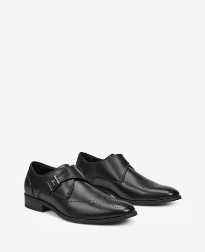 Reaction Kenneth Cole Reaction - Cheer Brogue Single Monk Strap In Black