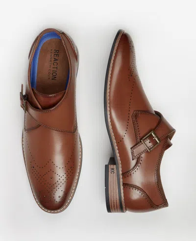 Reaction Kenneth Cole Reaction - Cheer Brogue Single Monk Strap In Brown