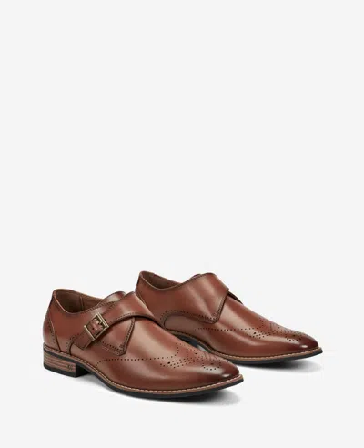 Reaction Kenneth Cole Reaction - Cheer Brogue Single Monk Strap In Brown