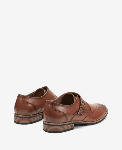 Reaction Kenneth Cole Reaction - Cheer Brogue Single Monk Strap In Brown