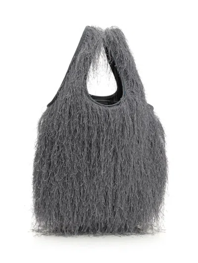 Dries Van Noten 00218-bw252-march171-2031 W.l.bag Handbags Grey In Gray