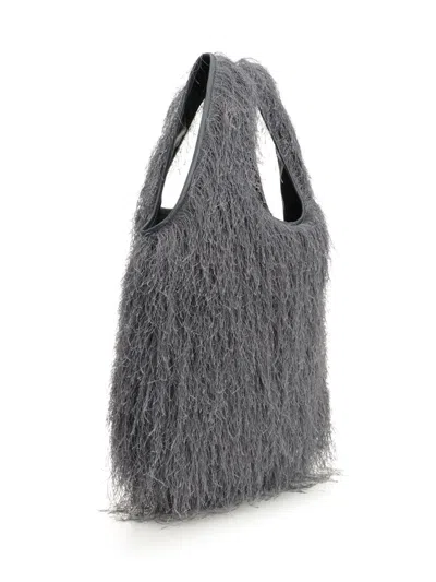 Dries Van Noten 00218-bw252-march171-2031 W.l.bag Handbags Grey In Gray