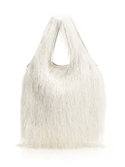 Dries Van Noten 00218-bw252-march171-2031 W.l.bag Handbags White In White