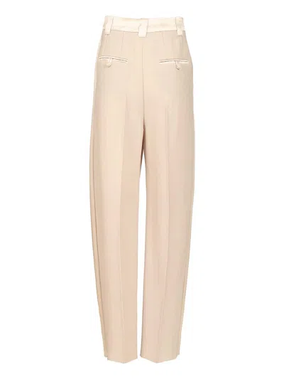 Stella Maxwell X Marella Barrel Trousers Beige In Neutral