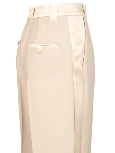 Stella Maxwell X Marella Barrel Trousers Beige In Neutral