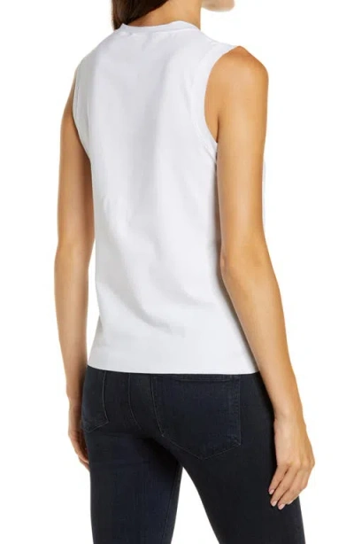 Commando Essential Muscle Tee In White