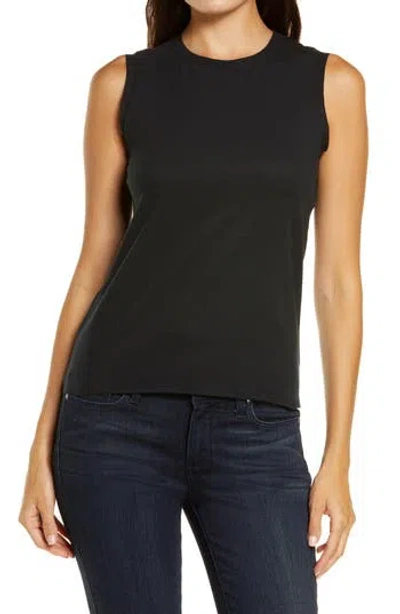 Commando Essential Muscle Tee In Black