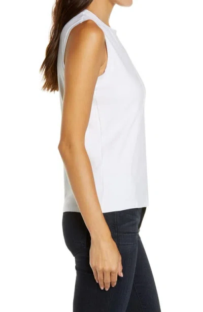 Commando Essential Muscle Tee In White