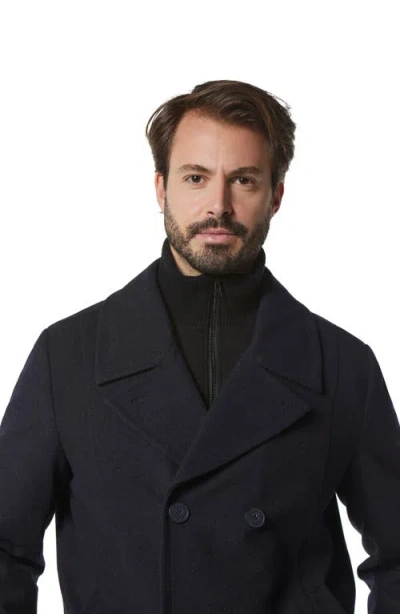 Marc New York Danton Water Resistant Peacoat In Blue