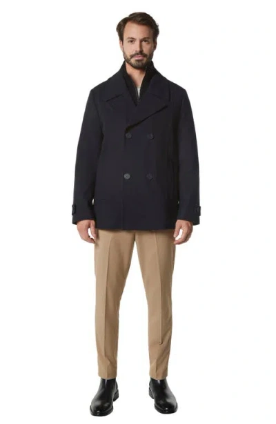 Marc New York Danton Water Resistant Peacoat In Blue