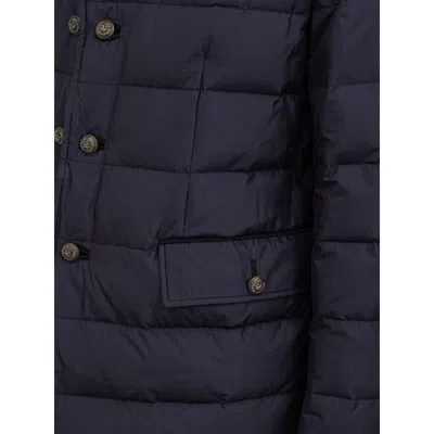 Dolce & Gabbana Double-breasted Jacket With Embroidered Buttons  In Blue