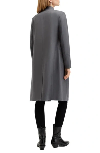 Allsaints Sidney Wool Blend Coat In Gray