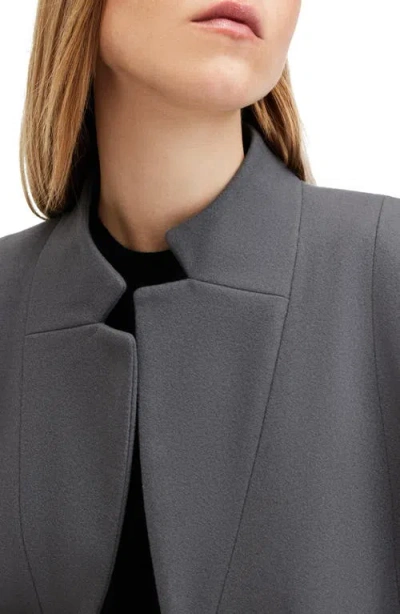 Allsaints Sidney Wool Blend Coat In Gray