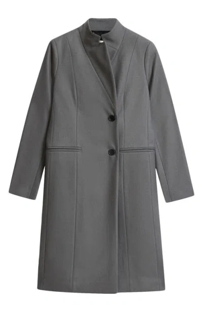 Allsaints Sidney Wool Blend Coat In Gray