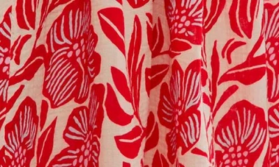 Free People Sweet Nothings Floral Print Sleeveless Maxi Sundress In Red