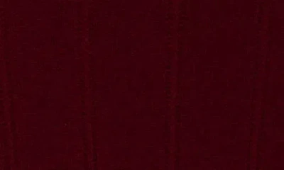 Bruno Magli Wide Rib Wool & Cashmere Sweater In Burgundy