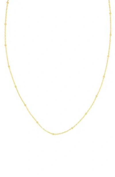 Bony Levy Beaded Chain Necklace In Gold