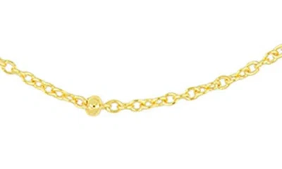 Bony Levy Beaded Chain Necklace In Gold