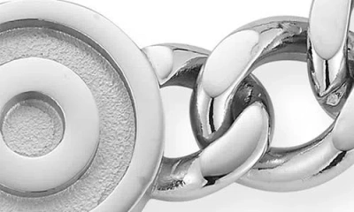 Yield Of Men Target Charm Bracelet In White