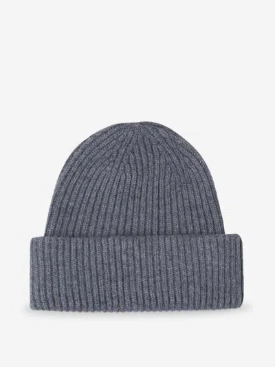 Fedeli Cashmere Knit Hat In Blue