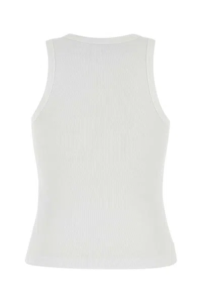 Givenchy Slim Tank Top With Logo Print In White