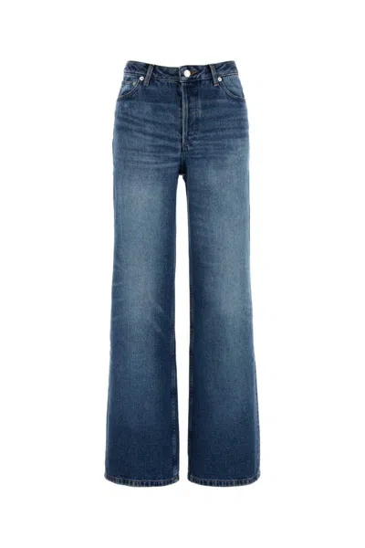 Apc A.p.c. Medium Wash Elisabeth Jeans In Blue