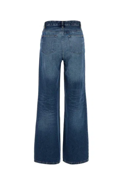 Apc A.p.c. Medium Wash Elisabeth Jeans In Blue