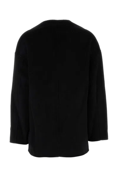 Loulou Studio Coats In Black