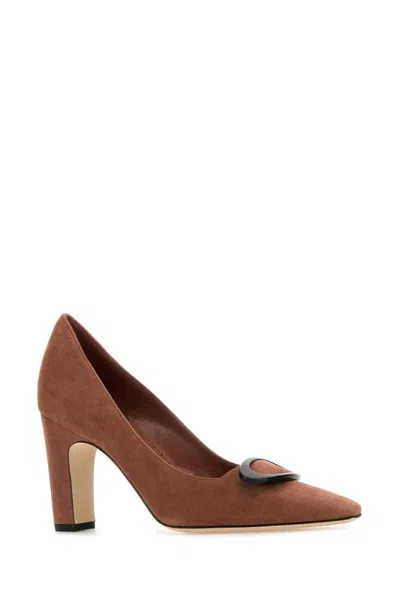 Manolo Blahnik Heeled Shoes In Brown