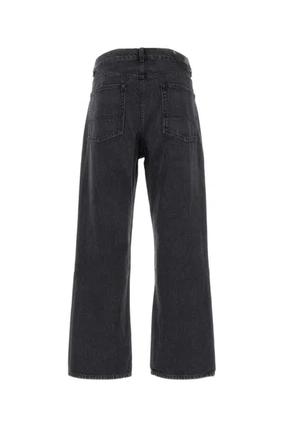 Our Legacy Straight Leg Five-pocket Trousers With Belt Loops In Black