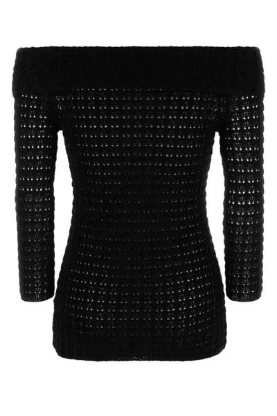 Isabel Marant Black Crochet Dermotte Sweater In Black