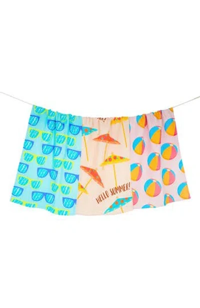 Tiramisu Endless Summer Kitchen Towel Set In Multi
