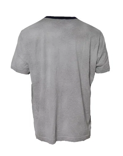 Pre-owned Dolce & Gabbana Gray Cotton Crew Neck Short Sleeves Men's T-shirt ()