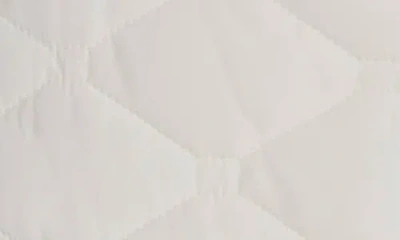 Andrew Marc Midlength Onion Quilted Jacket In White