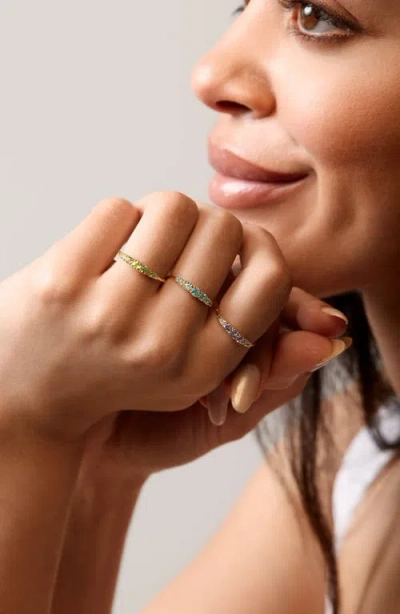 Bony Levy 14k Gold Multi-stone Ring In Purple