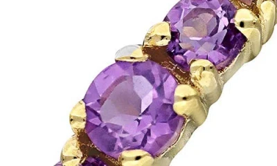 Bony Levy 14k Gold Multi-stone Ring In Purple