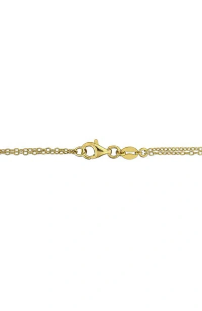 Created Forever Lab-grown Ruby & Lab-grown Diamond Heart Bracelet In Gold