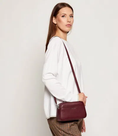 Michael Kors Structured Calfskin Shoulder Bag With Zip Closure In Black