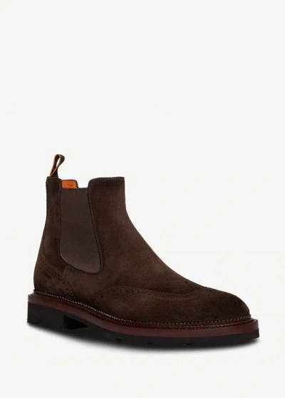 Santoni Boots In Brown