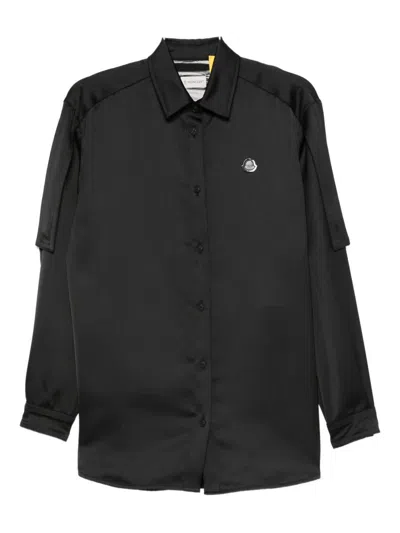 Moncler Genius Shirts Blacks And Greys In Black