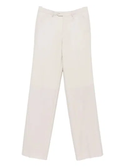 Husbands Straight-leg Trousers In White