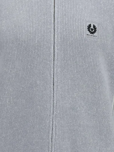 Belstaff The Seasonal Watch Full-zip Sweater In Gray
