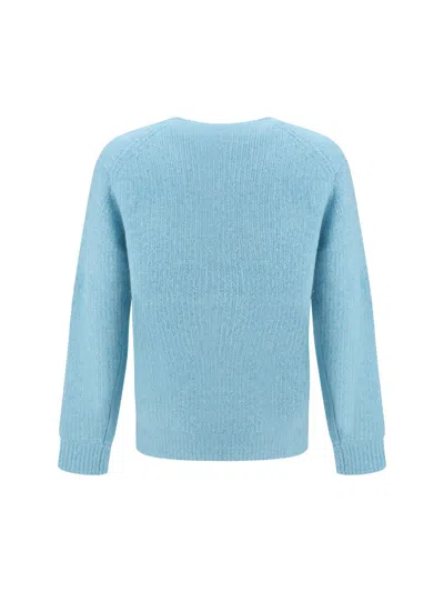 Sunflower Yak And Wool Blend Sweater In Blue