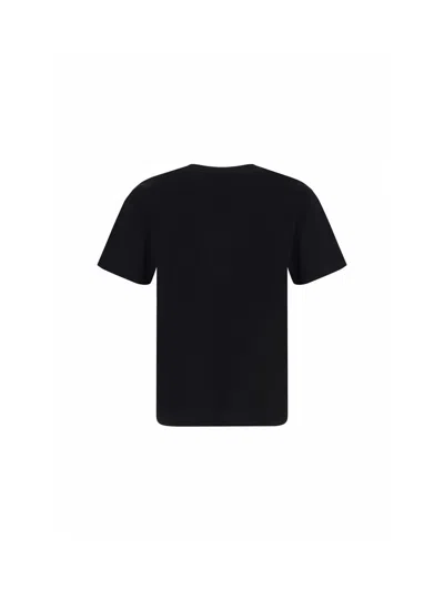 Valentino Cotton T-shirt Wuth Apollon Dyonisos Graphic Print In Black