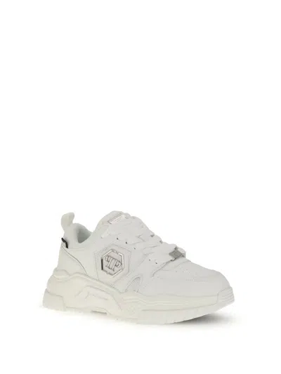 Philipp Plein New Predator Sneakers In White