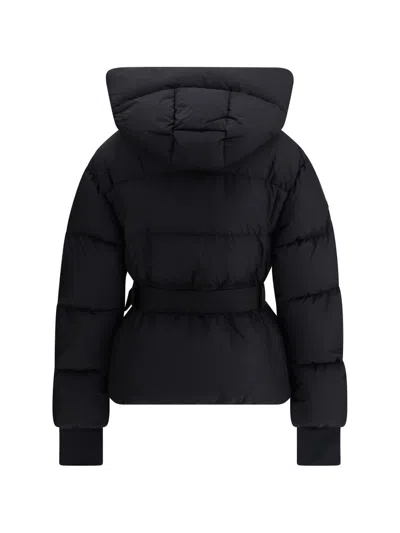 Moncler Grenoble Nisene Zip-up Belted Jacket In Black