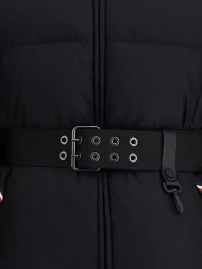 Moncler Grenoble Nisene Zip-up Belted Jacket In Black